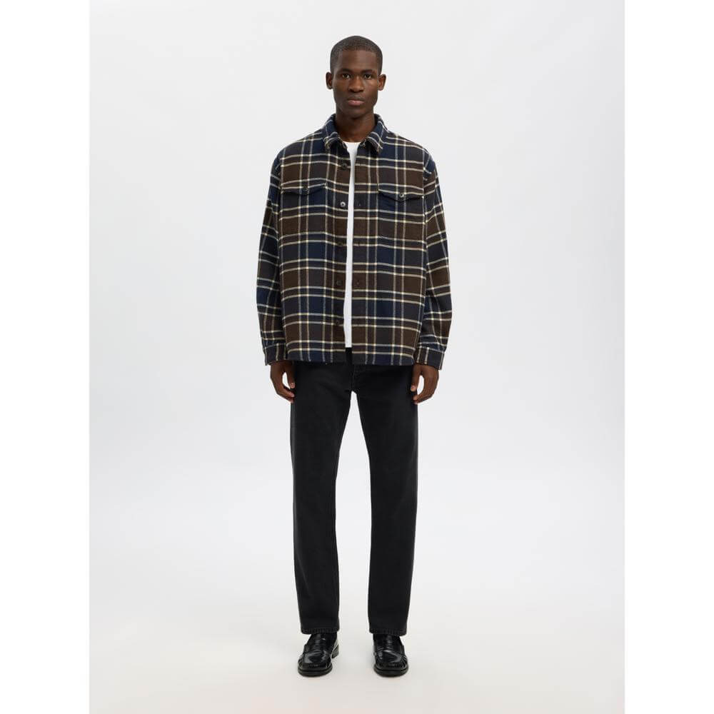 Selected Plaid Relaxed Overshirt